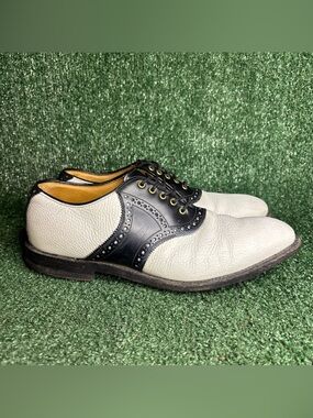 Vintage Johnston & Murphy Spectator Golf‎ Shoes Mens Size 10 D